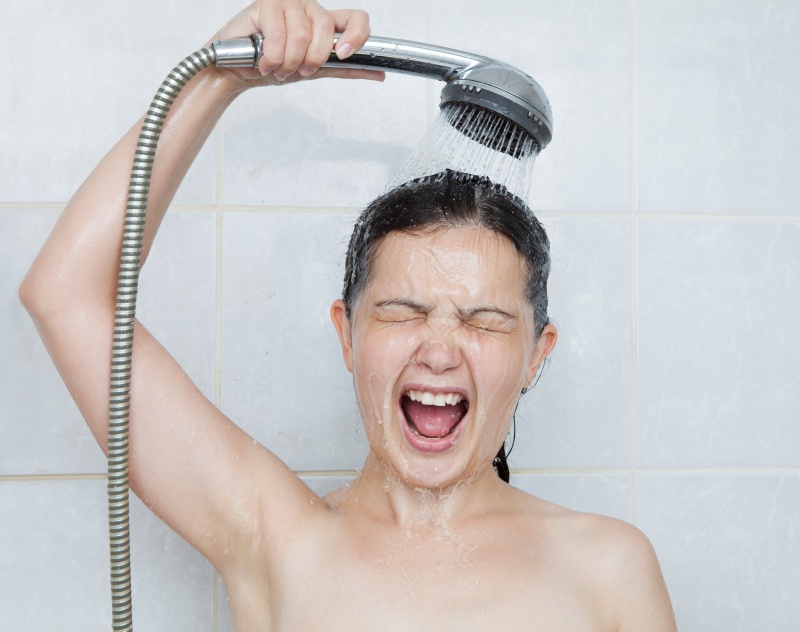 Taking cold showers